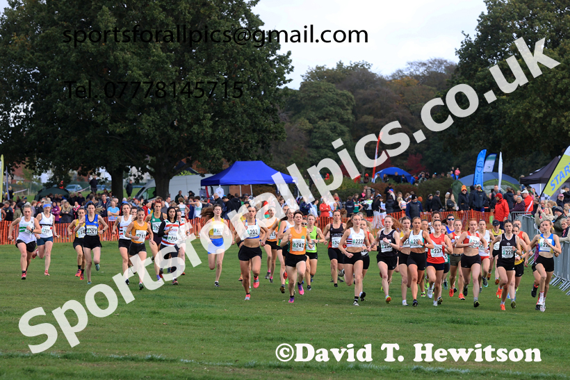 Senior Womens 2026 Northern Cross Country Relays, Graves Park, Sheffield. Photo: David T. Hewitson/Sports for All Pics